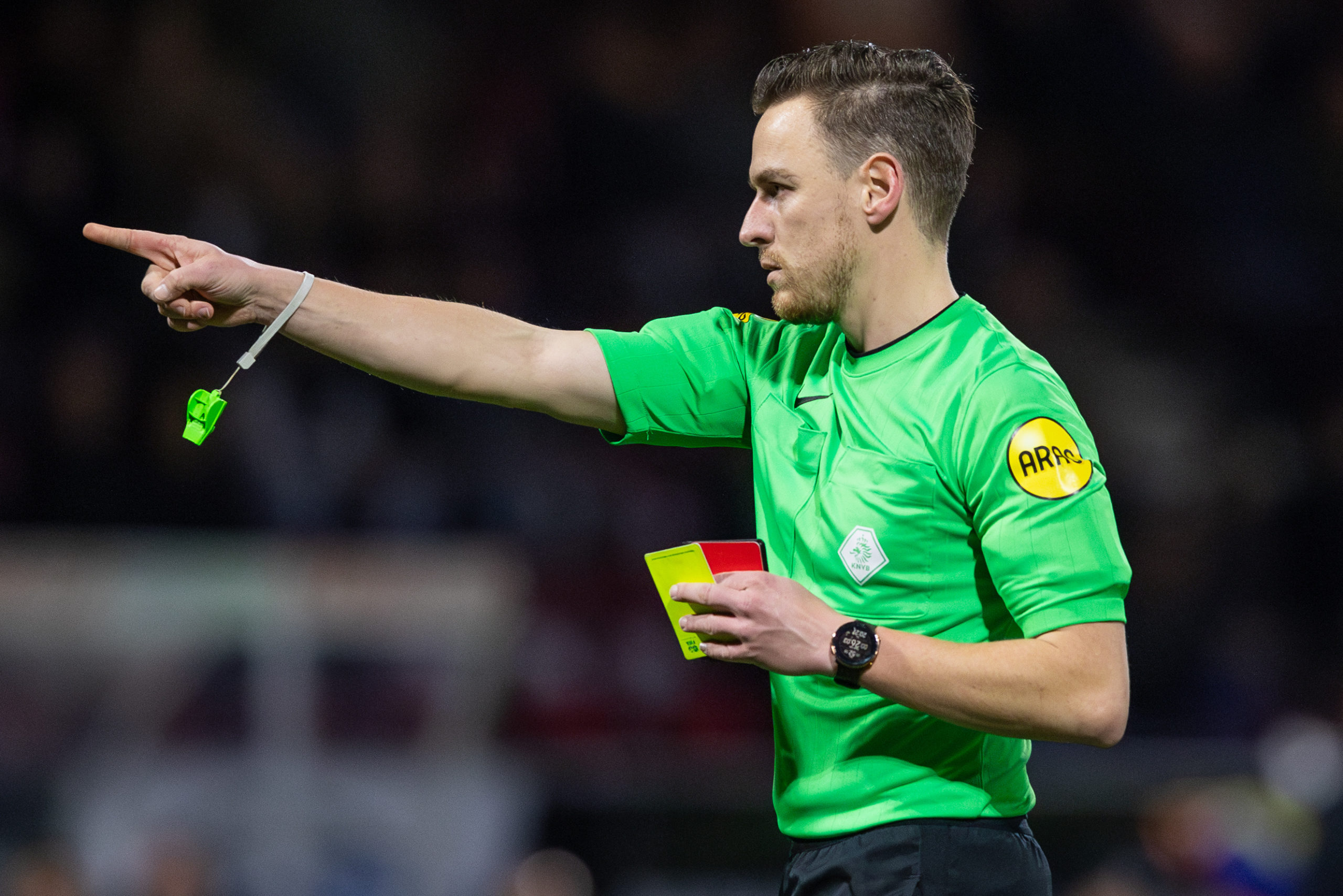 Laurens Gerrets referee at Sparta – Heracles – Sparta Rotterdam